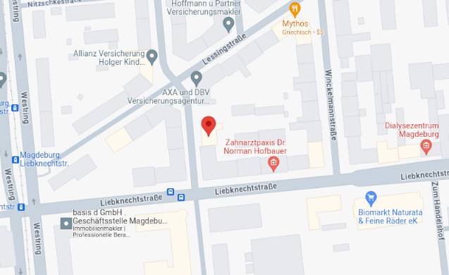 Adresse der Praxis